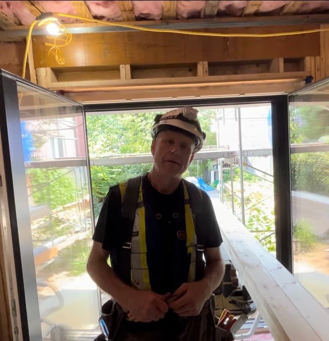 Construction work photo mixed into a phone camera roll